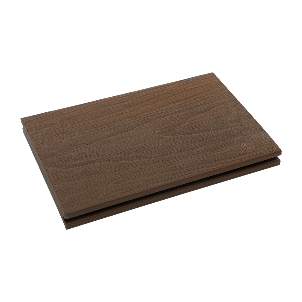 Plancher composite en plastique et bois de co-extrusion solide pour terrasse WPC